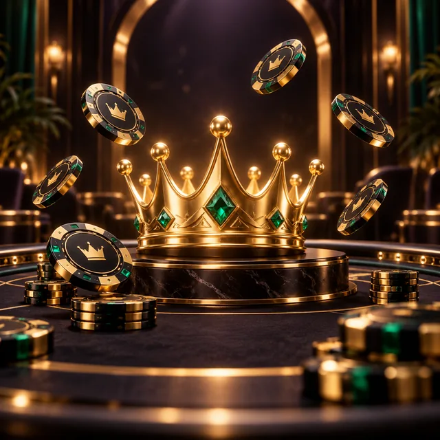 Wincrown review route with crown and casino chips