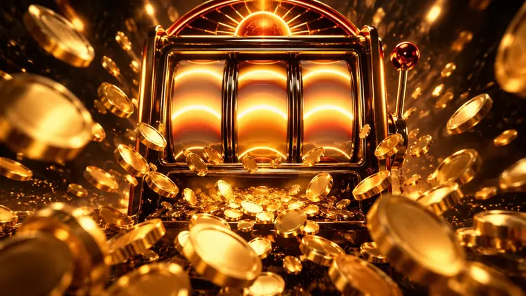 Abstract gold and purple pattern